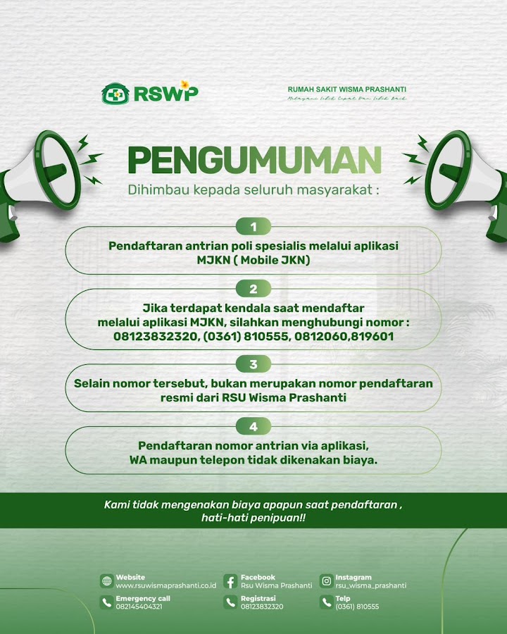 General Hospital Wisma Prashanti dental clinic