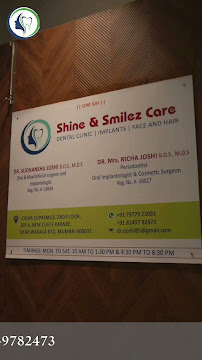 Shine & Smilez Care - Best Dentist, Aligners & Braces, Dental Implant Clinic Oral Surgeon in Wadala, Mumbai