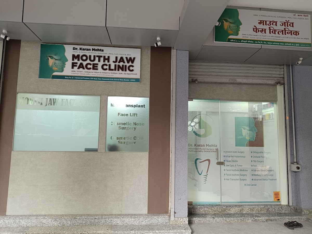 Dr. Karan Mehta's Mouth Jaw Face and Hair Surgery Clinic dental clinic in Mumbai