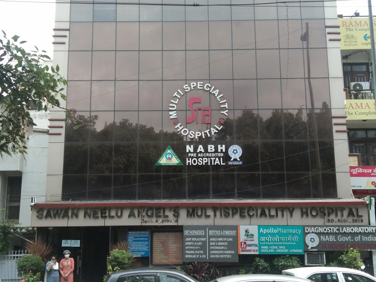 Sawan Neelu Angel's dental clinic in New Delhi