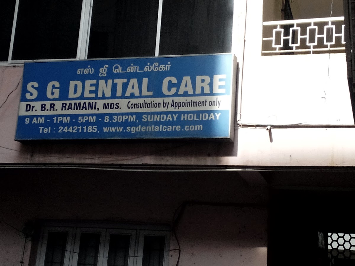 Sg Dental Care Chennai dental clinic