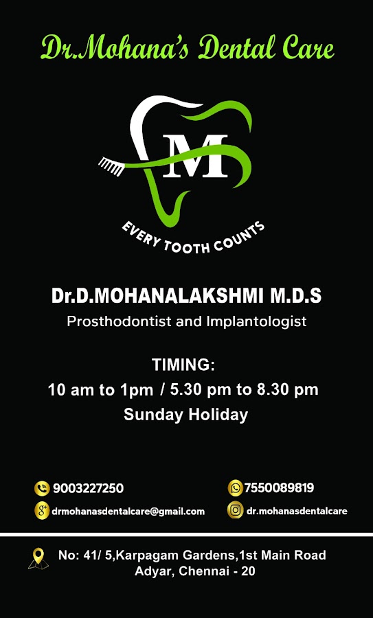 Drmohana's Dental Care dental clinic