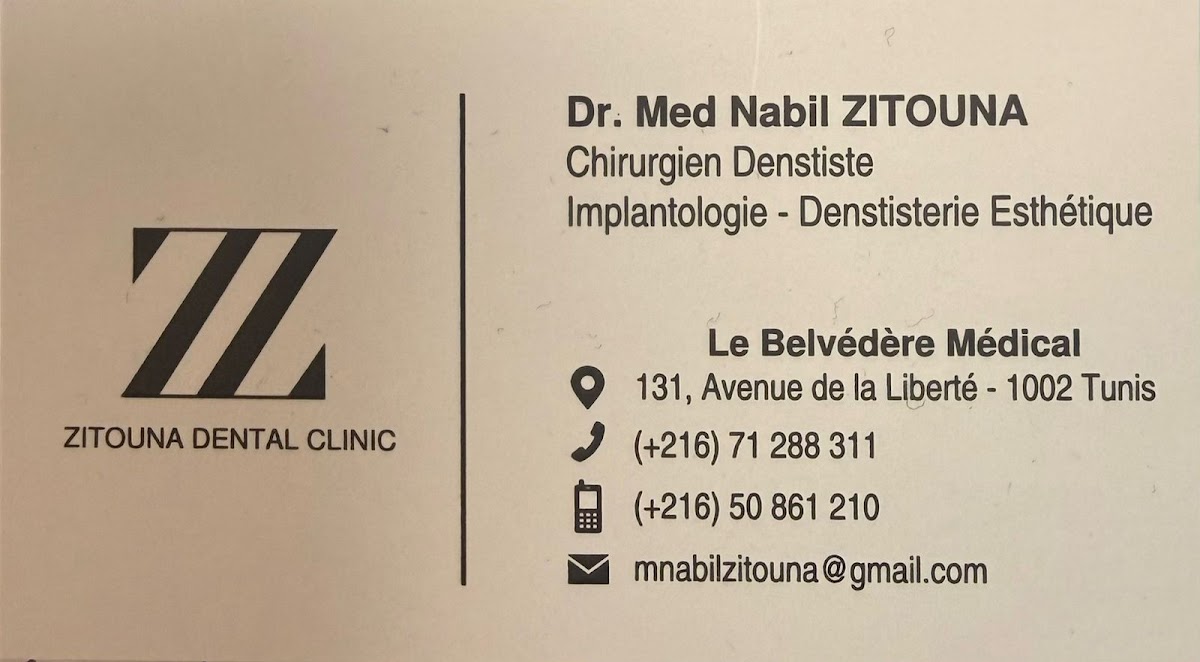 Dr Nabil ZITOUNA - dental clinic in Tunis