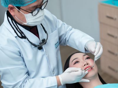 Kirisan Medical Dental Clinic treatment room in Phnom Penh