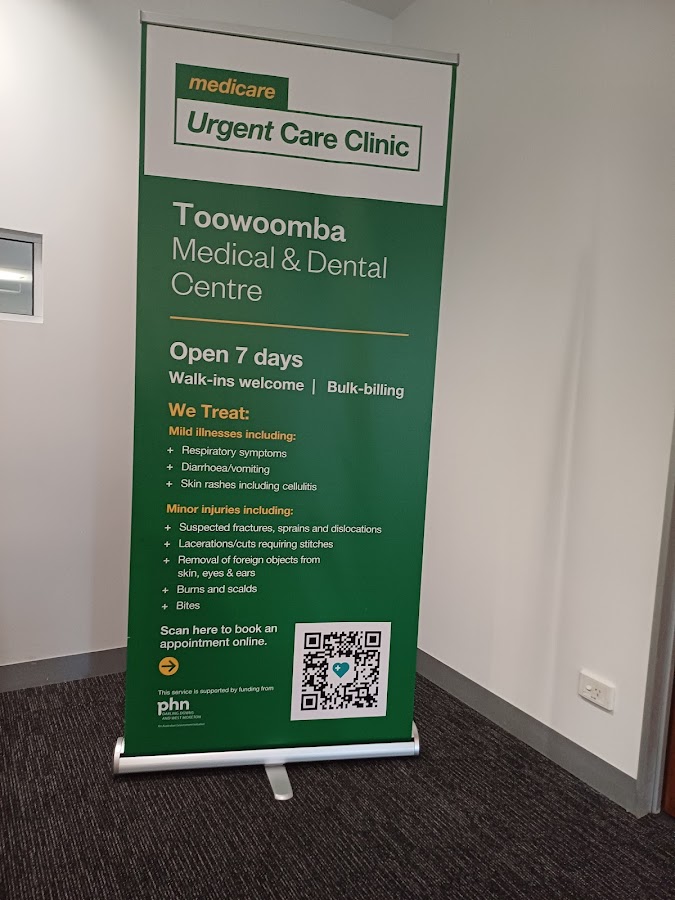 Toowoomba Medicare Urgent Care Clinic - dental clinic in Toowoomba, Australia
