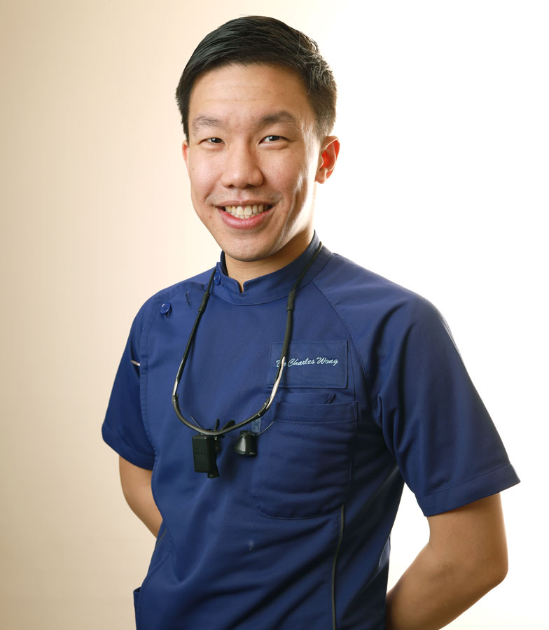 Dentist Charles Wong - Root canal treatment, crown and bridge work, dental implants