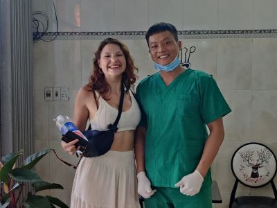 Aurora Dental Clinic Hoi An waiting area in Hoi An