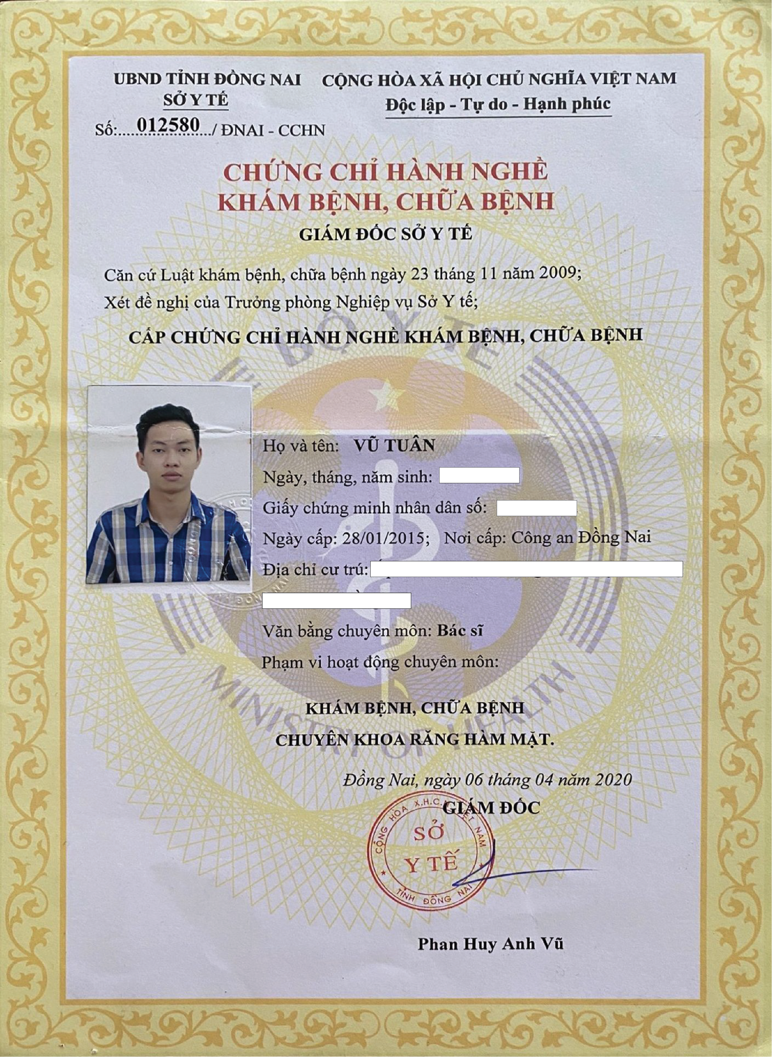 Dr. Vu Tuan