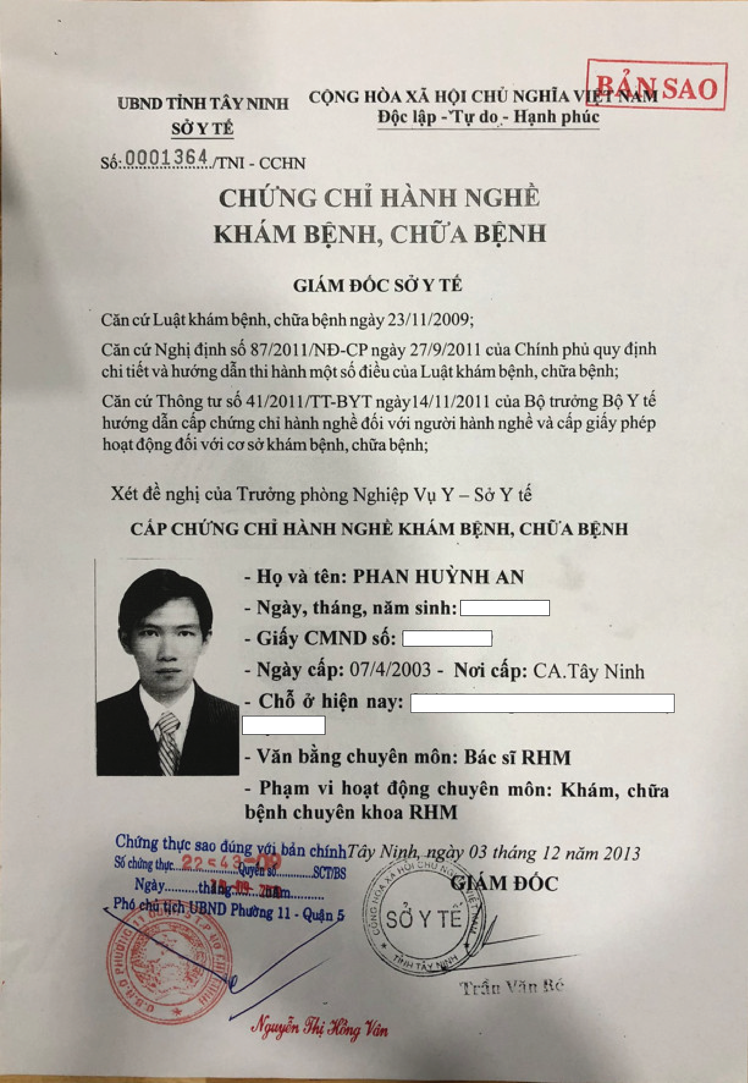 Dr. Phan Huynh An