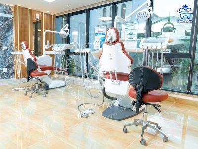 Melatec Dental Clinic waiting area in Da Nang