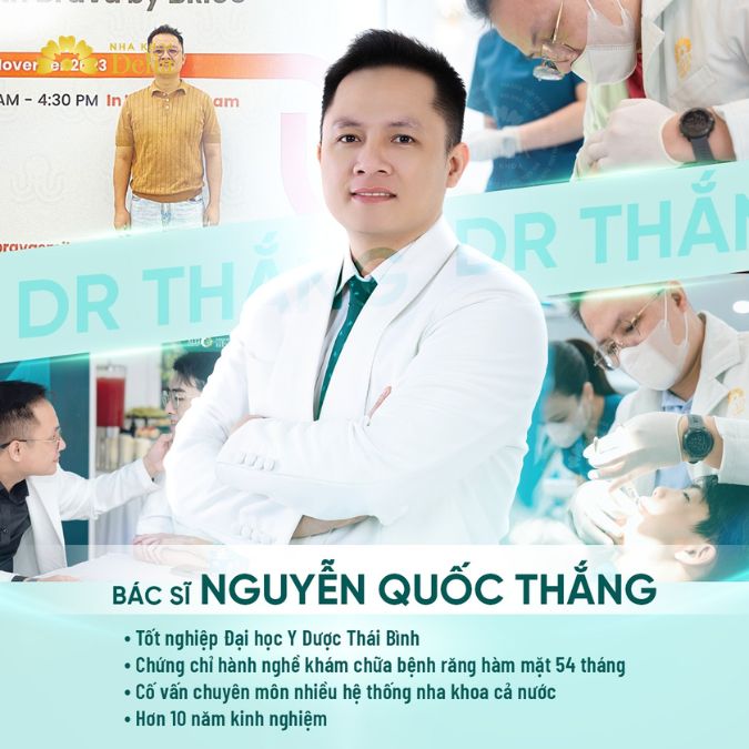 Implantologist Thắng Nguyễn Quốc - Dental Implants and Porcelain Crown Aesthetics