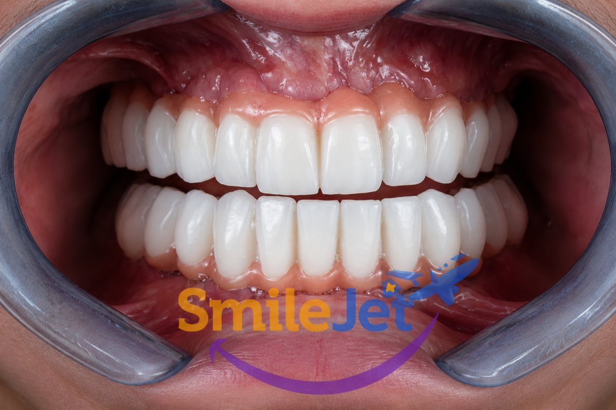 After: Marco All-on-4 Osstem Zirconia Bridge Ho Chi Minh City